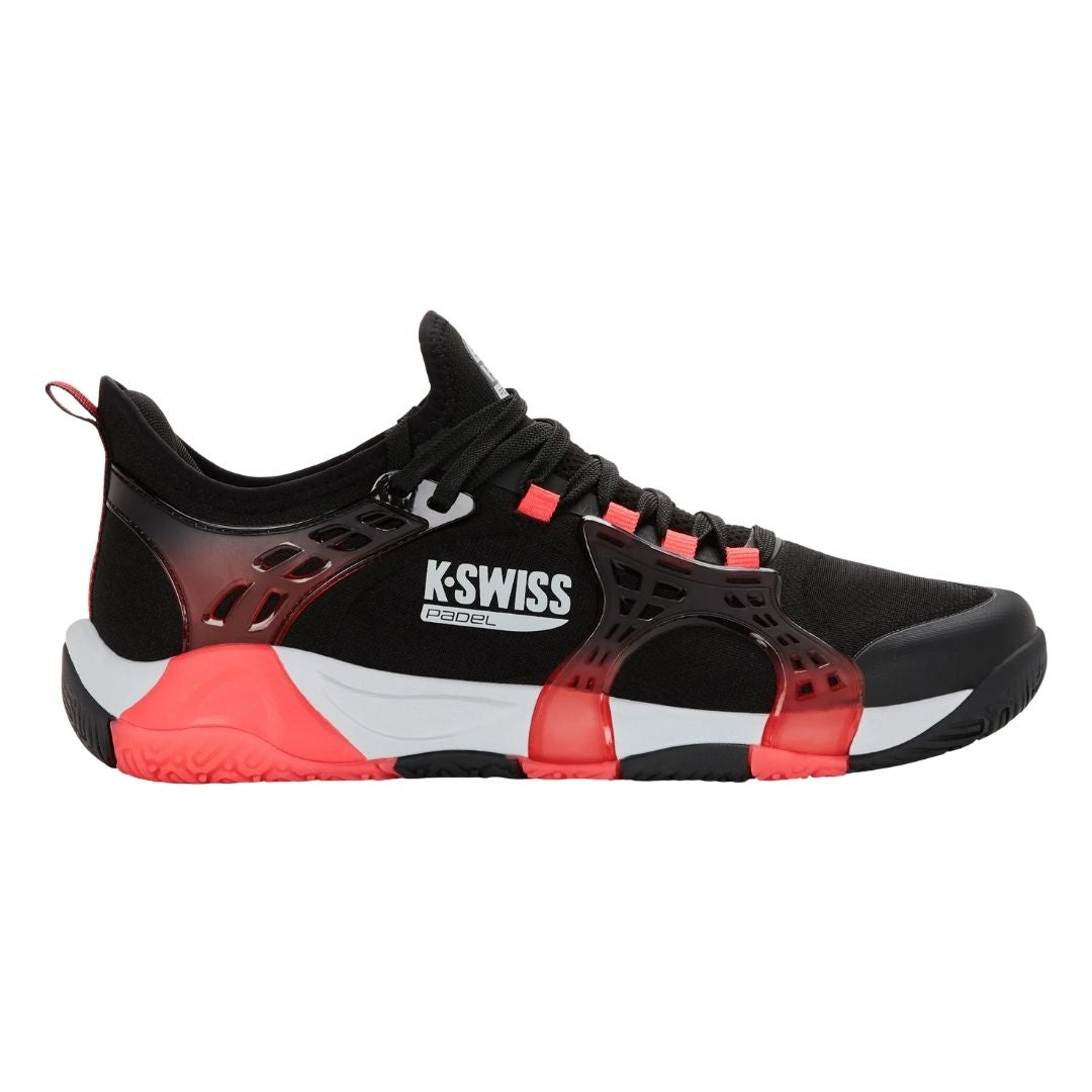 K-Swiss K-Frame Padelsko (Black/Micro Chip/Neon Lava) - 41